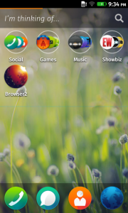 FirefoxOS Home Screen
