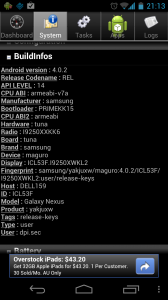 System Info - Screenshot