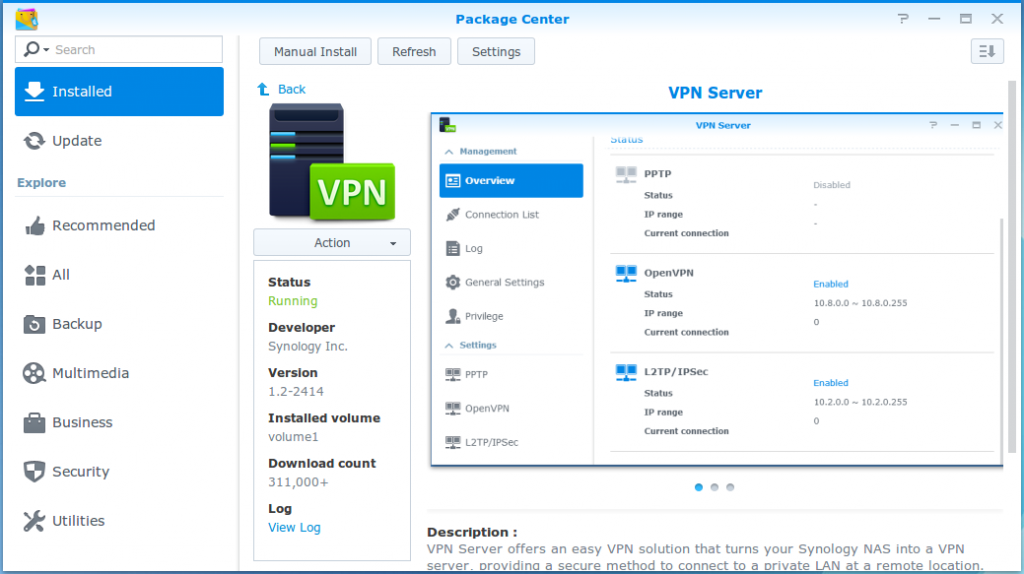 Synology Openvpn